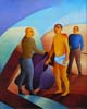 10.Jesus is stripped of His garments - 50cm x 40cm - oil on canvas